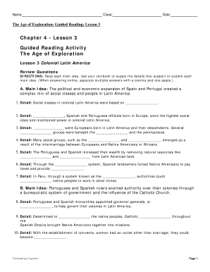 Chapter 17 Lesson 3 Guided Reading Answers  Form