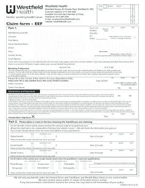 Eef Online Claims  Form