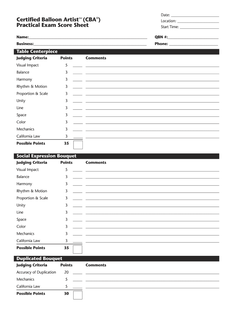  Cba Dental Hdl Scoresheet 2005-2024