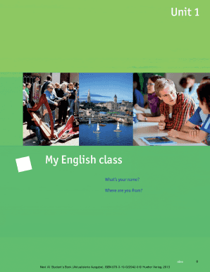 English A1 Book PDF  Form