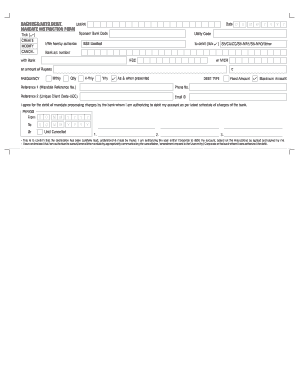 Bse Mandate Form