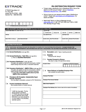 Etrade Com Online Distribution  Form