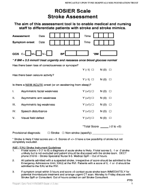 Rosier Scale PDF  Form