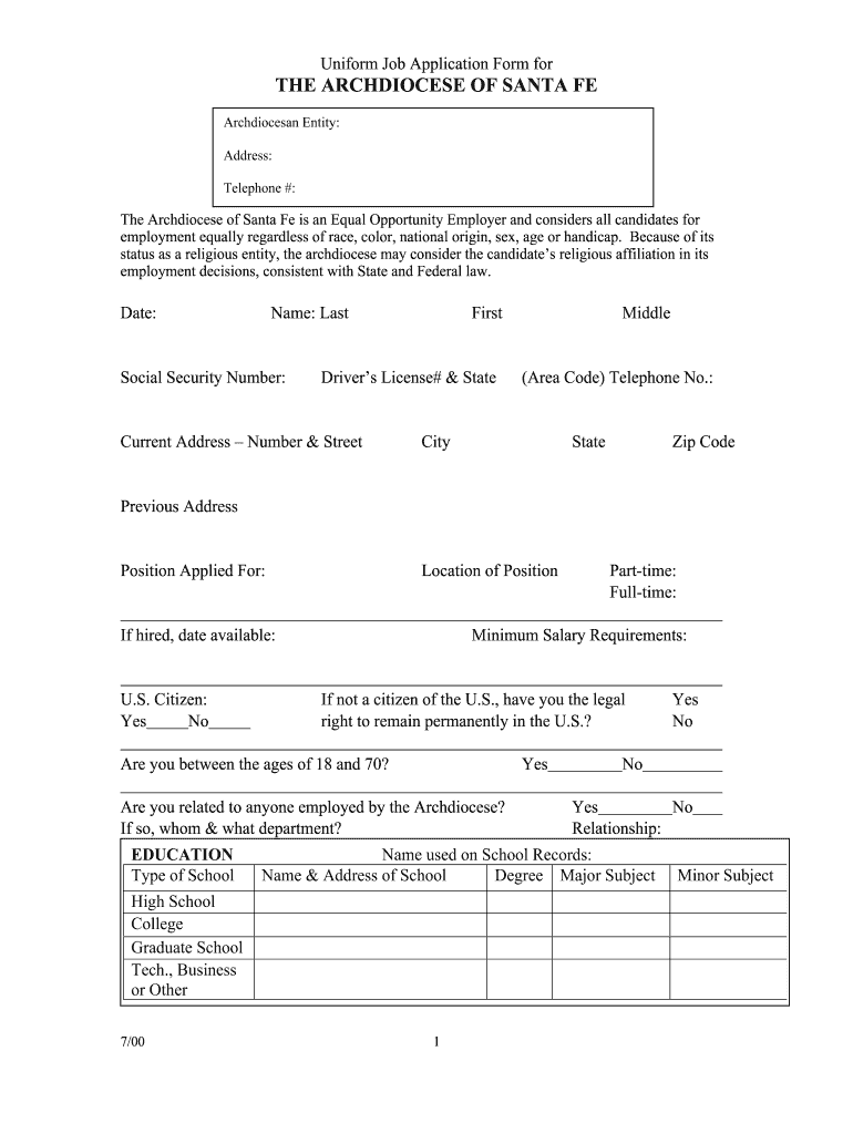  Editable Job Uniform Order Form 2000-2024