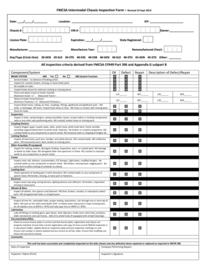 Intermodal Equipment Providers Inspection DataFederal  Form