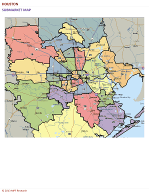 Houston Submarket Map  Form