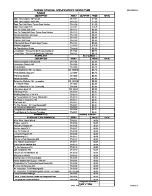 Florida Regional Service Office  Form