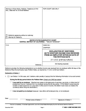 Local Bankruptcy Rules Forms Central District of California United Cacb Uscourts