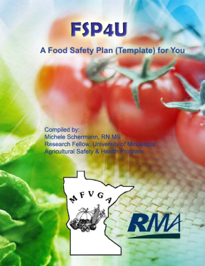 FSP4U Cover 112008 on Farm Food Safety Project  Form