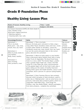 Printable Grade R Worksheets PDF Form