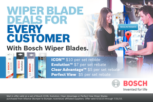 Bosch Wiper Blade Rebate  Form
