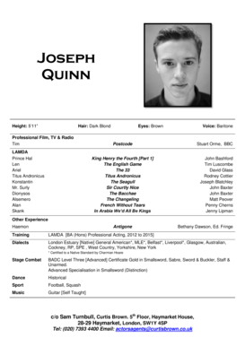 Joseph Quinn Lamda  Form