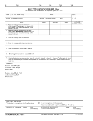 Fillable Da 5500  Form