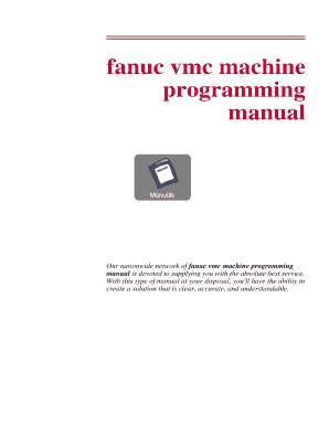 Fanuc Vmc Programming PDF Download  Form