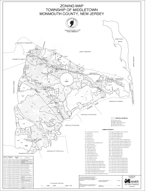 Middletown Nj Zoning Map  Form