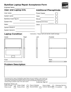 Laptop Repair PDF  Form