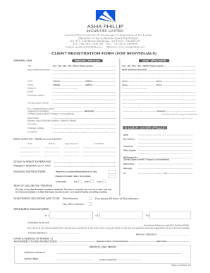 Asha Phillips  Form