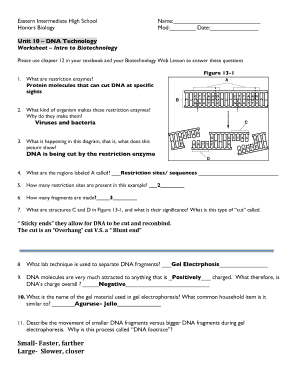 Biology Worksheets with Answers PDF  Form