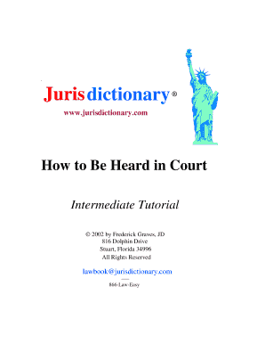 Jurisdictionary PDF  Form