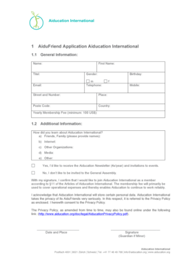 Aiducation Application Form