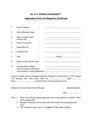 Original Dr Cv Raman University Marksheet  Form