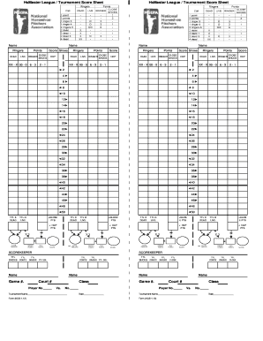 NHPA Offical Score Sheets Scoresheet FORM KCS 3 2012xls