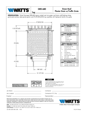 Planter Drain Detail  Form