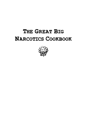 The Great Big Narcotics Cookbook  Form