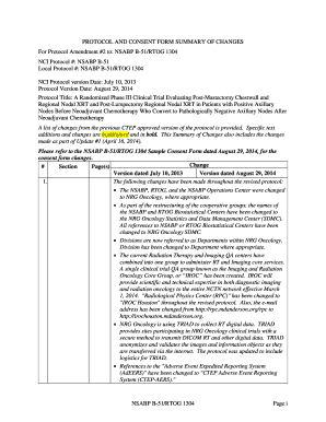 Nsabp B51 Protocol PDF  Form