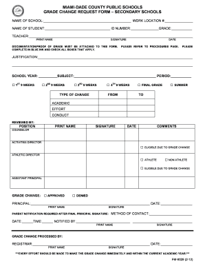 FM 6029 Records Forms Miami Dade County Public Schools Southwoodmiddleschool