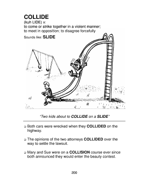 Vocabulary Cartoons Elementary Edition PDF  Form