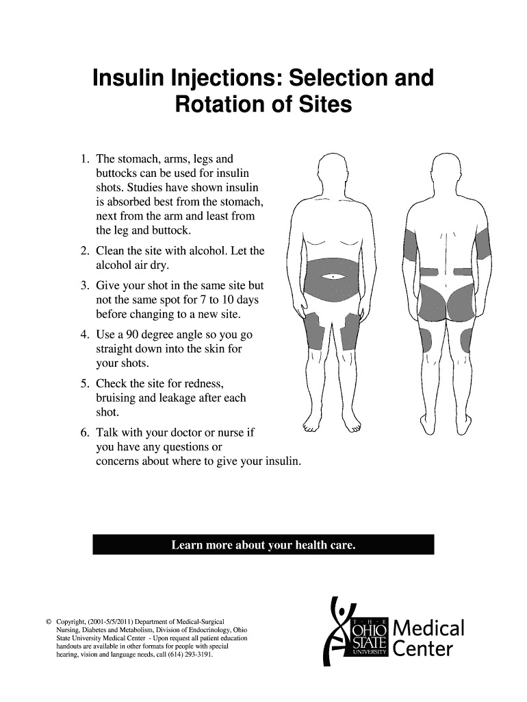  Injections Selection and  Form