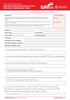 Genuine Temporary Entrant Letter Sample PDF  Form