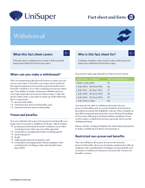  Unisuper Withdrawal Form 2015