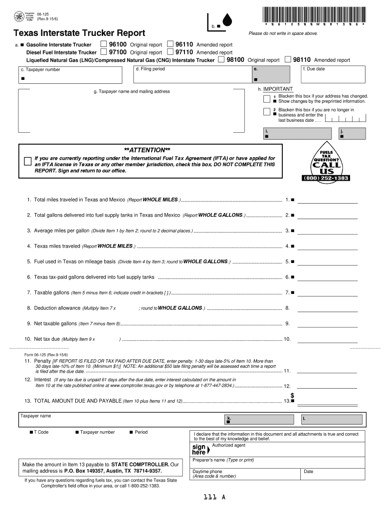  06 125 Texas Interstate Trucker Report 2015