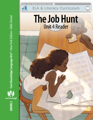 The Job Hunt 2nd Grade  Form