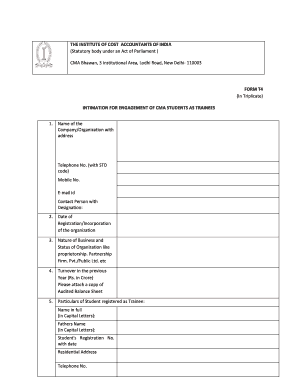 Cma T4 Form