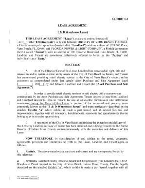 Warehouse Lease Agreements  Form