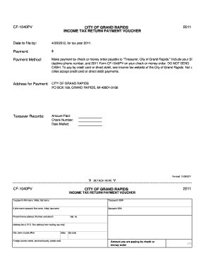 Michigan Income Tax Return  Form