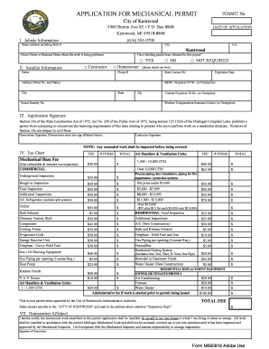 Kentwood Building Department  Form