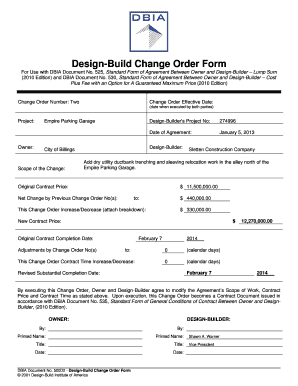 Dbia Document No 525  Form