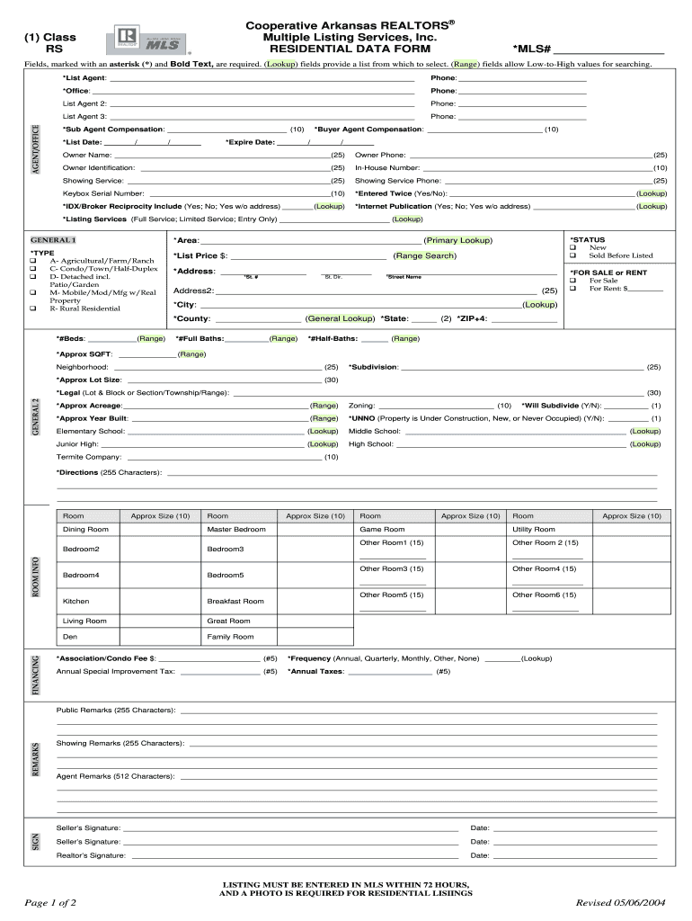 Arkansas Realtor Forms