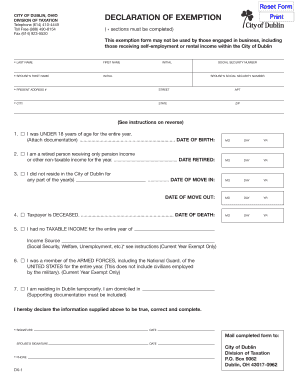 Ohio Taxation  Form