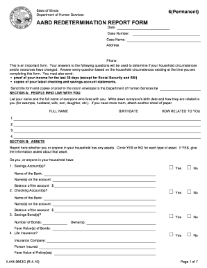 Form Name Form Number Concise Description, Including Keywords Dhs State Il