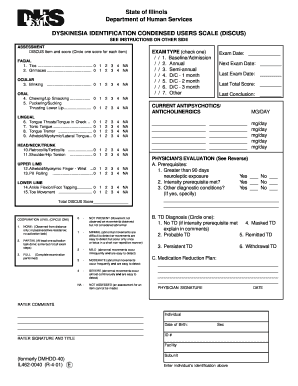  Idhs Form Dmhdd 40 2001