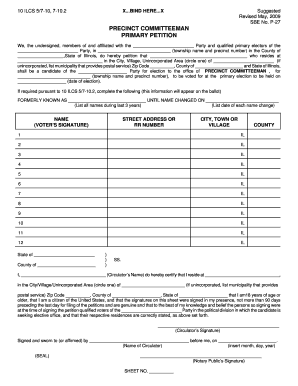 Signature Petition  Form