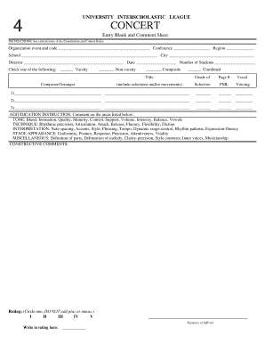 Uil Form 4