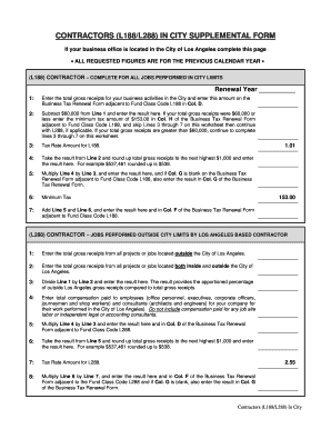 L188 Contractor  Form