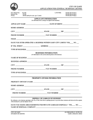Business License PDF  Form