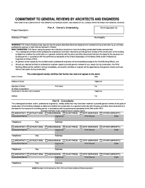 Commitment to General Review Form